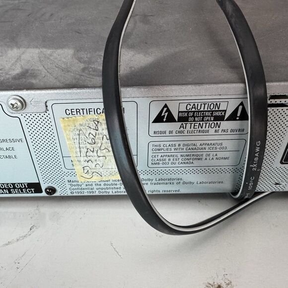 Sony Energy Star Progressive 12bit 54MHz Scan Player Dolby CD/DVD Player - Picture 8 of 9